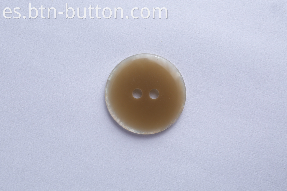 Resin imitation shell buttons for coats